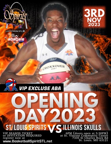 St. Louis Spirits VIP Season Kickoff & Reception poster