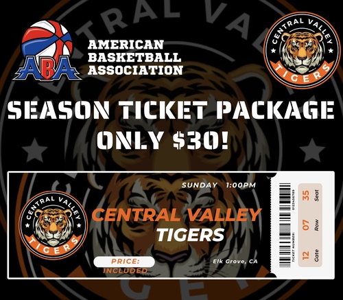 Central Valley Tigers Season Tickets: Feel the Roar in 2025/2026! poster