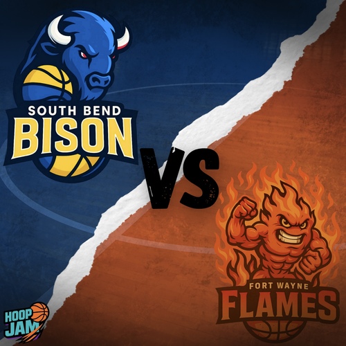 🦬 South Bend Bison vs 🔥 Fort Wayne Flames | HoopJam 3v3 Showdown 🏀🔥 poster