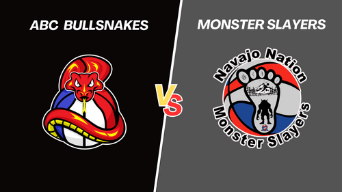 (10/25/25) NEW MEXICO ABC BULLSNAKES VS Navajo Nation Monster Slayers poster