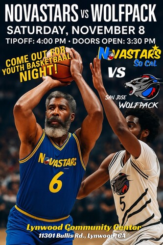 Novastars take on San Jose Wolfpack poster