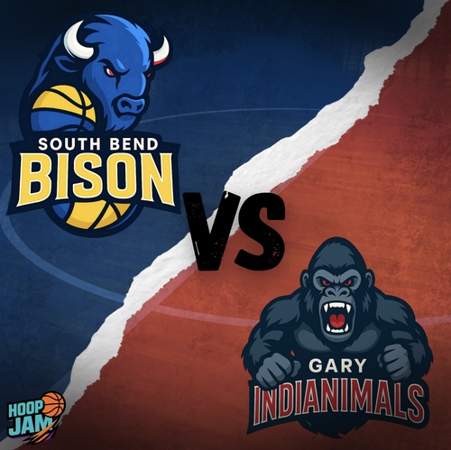 🦬 South Bend Bison vs 🐗 Gary Indianimals | HoopJam 3v3 Showdown 🏀🔥 poster