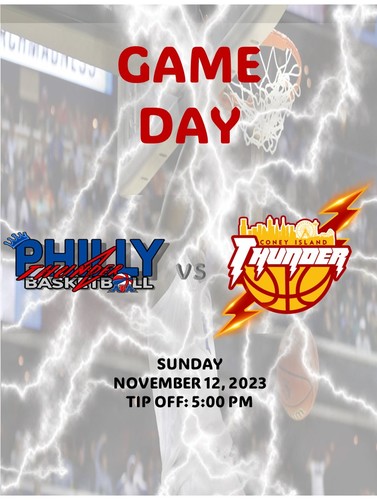 Coney Island Thunder vs  Philly Thunder poster